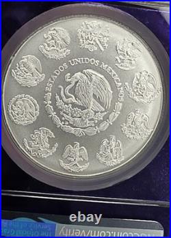 2022Mo Mexico 1 Onza Silver Libertad NGC MS68.999 Fine Silver 1 oz BU Coin