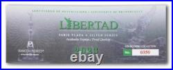 2023 1.9 Oz Silver MEXICAN LIBERTAD 5-Coin Proof Set (Wooden Box)