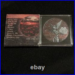 2023 1 Oz Mexico Libertad Rose Edition Silver Color Coin ONLY 250 Minted