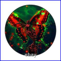 2023 1 oz Mexico Libertad Pandorian Butterfly Silver Color Art Coin