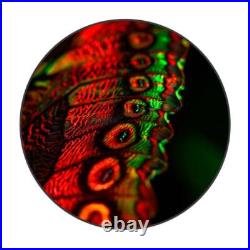 2023 1 oz Mexico Libertad Pandorian Butterfly Silver Color Art Coin