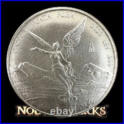 2023 1 oz Mexico Silver Libertad BU. Tube Fresh. Low Mintage. Stunning Detail