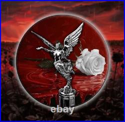 2023 1oz Mexico Libertad ROSE Colorized Silver 2023 1oz Mexico Libertad ROSE Colorized Silver