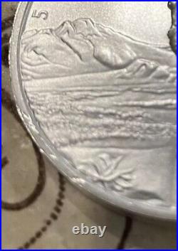 2023 5 oz Round. 999 Silver Mexican Libertad Has Minor Scuffs 25,000 Minted