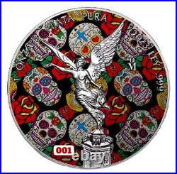 2023 Libertad/ 2024 ASE Mexican Pride 2 x 1 oz Silver Coin Set Mintage 500