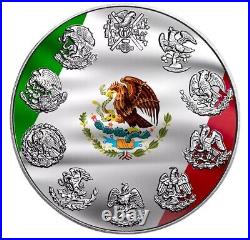 2023 Libertad/ 2024 ASE Mexican Pride 2 x 1 oz Silver Coin Set Mintage 500