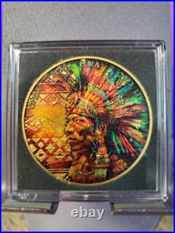2023 Libertad Aztec Empire. 999 Silver 1 Oz Coin. 1 of 3 Series