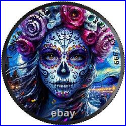 2023 Libertad Dia de los Muertos Impressionism Limited Edition 1 oz Silver Coin