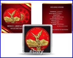 2023 Libertad Mexico Space Metal Red 1 oz silver coin 500 Minted 2023 Libertad Mexico Space Metal Red 1 oz silver coin 500 Minted