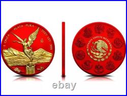 2023 Libertad Mexico Space Metal Red 1 oz silver coin 500 Minted 2023 Libertad Mexico Space Metal Red 1 oz silver coin 500 Minted