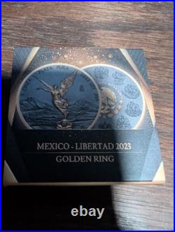 2023 Libertad Silver 1 oz Golden Ring