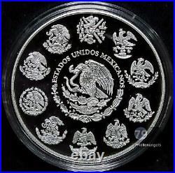 2023 Libertad Silver Proof Mexican 2 oz Onza Coin Mexico (In Capsule)