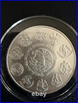 2023 MO Mexico Libertad 1 Onza Plata Pura. 999 Fine Silver Coin 613,000 Minted