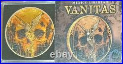 2023 Mexican Libertad 1 oz. Silver Coin VANITAS Colorized Gold Gilding Only 250