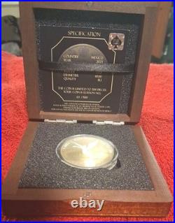 2023 Mexican Libertad Diamond Dust 24kGold Finish Coin1oz Silver STUNNING