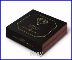 2023 Mexican Libertad Diamond Dust 24kGold Finish Coin1oz Silver STUNNING