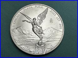 2023 Mexican Libertad Onza 5 oz Silver Uncirculated Mexico Coin Brand New