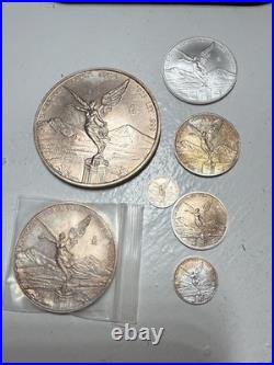 2023 Mexican Libertad Set Of 7 Toned Condition. 5ozt, 2, 1, 1/2, 1/4, 1/10, 1/20 2023 Mexican Libertad Set Of 7 Toned Condition. 5ozt, 2, 1, 1/2, 1/4, 1/10, 1/20