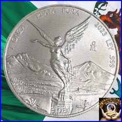 2023 Mexico 1 Onza Silver Libertad 1 oz. 999 Fine Silver BU