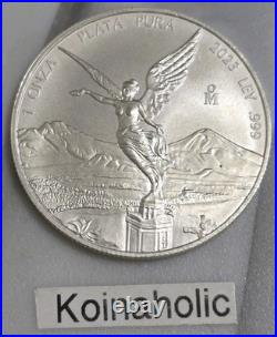 2023 Mexico 1 Onza Silver Libertad 1 oz. 999 Fine Silver BU