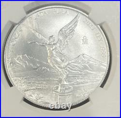 2023 Mexico 1 Oz Silver Libertad NGC MS70 First Releases BU. 999