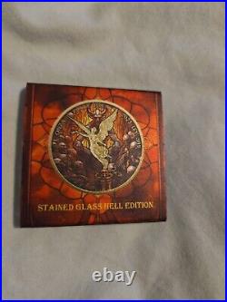 2023 Mexico 1 oz Silver Libertad Stained Glass Hell Edition with Sleeve & COA