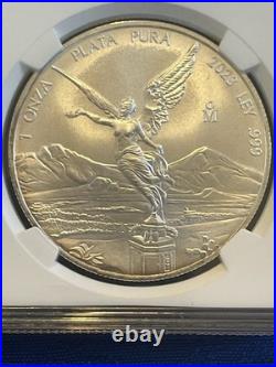 2023 Mexico 1oz Silver Libertad MS69 NGC WITH TONING Beautiful Coin