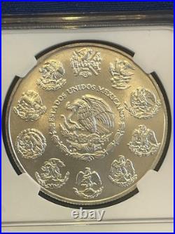 2023 Mexico 1oz Silver Libertad MS69 NGC WITH TONING Beautiful Coin