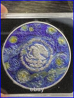 2023 Mexico 1oz Silver Libertad Starry Night Edition Mintage 500 Item 6619