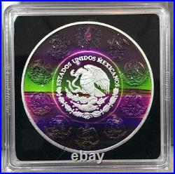 2023 Mexico 1oz Silver Libertad Vaporwave Edition Icon Mint Metallic Holo