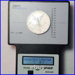 2023 Mexico 2 oz Onza Silver Libertad Coin, Ley. 999 Fine Silver- Mx-23AKK