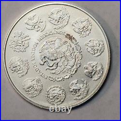 2023 Mexico 2 oz Onza Silver Libertad Coin, Ley. 999 Fine Silver- Mx-23AKK