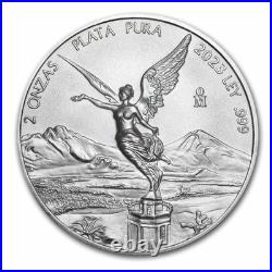 2023 Mexico 2 oz Silver Libertad BU