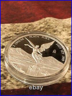 2023 Mexico 2 oz Silver Libertad Proof DCAM