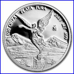 2023 Mexico 5-Coin Silver Libertad Proof Set 1.9 oz (Wooden Box)