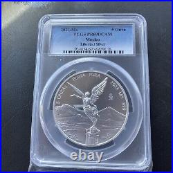 2023 Mexico 5 oz Silver Libertad PCGS PR69DCAM Proof (5 OZ Proof!)