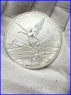 2023 Mexico BU Silver 2 oz Libertad Mexican Coin 2023 Mexico BU Silver 2 oz Libertad Mexican Coin