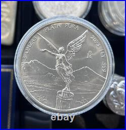 2023 Mexico BU Silver 5 oz Libertad Mexican Coin in direct fit capsule