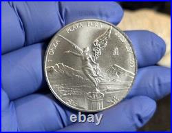 2023 Mexico BU Silver Libertad 1 oz Coin Tube of 25 Coins FREE PRIORITY SHIP