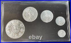 2023 Mexico BU Silver Libertad 5 Coin Set (1-1/2-1/4-1/10-1/20 Oz) in Capsule