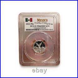 2023 Mexico Libertad 1/10 Oz Proof Coin PCGS First Day Of Issue