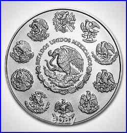 2023 Mexico Libertad 1oz Fine Silver Onza Mint Tube of 25 Coins BU