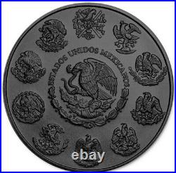 2023 Mexico Libertad 1oz Silver Santa Muerte Black Ruthenium And Color 400 Mint