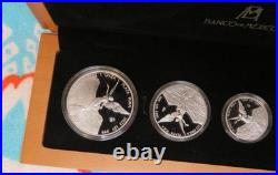 2023 Mexico Libertad 5 Coin. 999 Silver Proof Set in Wood Case with COA