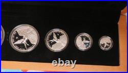 2023 Mexico Libertad 5 Coin. 999 Silver Proof Set in Wood Case with COA