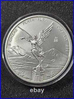 2023 Mexico Libertad 5 oz. 999 Silver Mexican Mint Coin