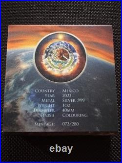 2023 Mexico Libertad ABOVE THE EARTH AND SUN 1 oz Silver Coin #72 of 280 2023 Mexico Libertad ABOVE THE EARTH AND SUN 1 oz Silver Coin #72 of 280