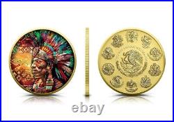 2023 Mexico Libertad AZTEC MEN Aztec Empire Series Germania WithBox COA 500 minted