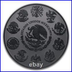 2023 Mexico Libertad Black on Black Ruthenium 1 oz silver coin