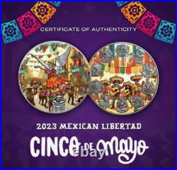 2023 Mexico Libertad Cinco de Mayo Limited Edition 1 oz Silver Coin